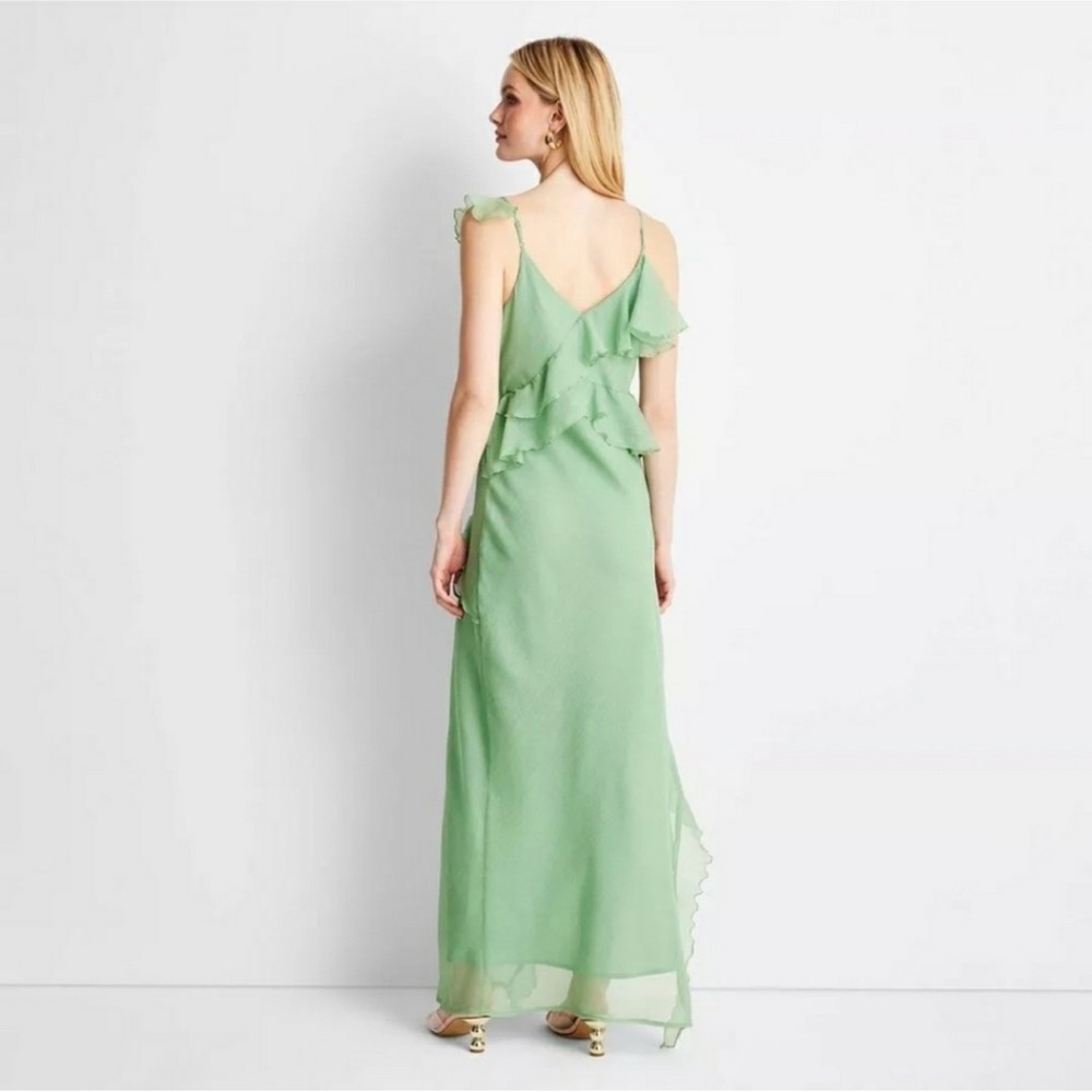 Plus Size (3X) Future Collective Ruffled Maxi Dress - Picture 2 of 5